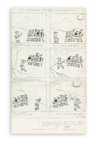 GIUSEPPE NOVELLO (1897-1988) - Una conferenza dell'ufficiale propaganda, 1926