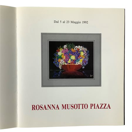 Catalogo Rosanna Musotto Piazza, 1992