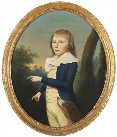 Scuola inglese della fine del secolo XVIII

Coppia di dipinti ad olio su tela o