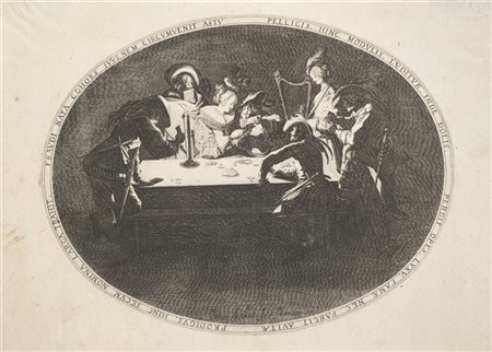 Jacques Callot "Le Brelan, ou L'Enfant prodigue trompé par une troupe de filous"