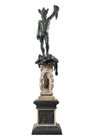 Dal modello di Benvenuto Cellini, "Perseo con la testa di Medusa", scultura in