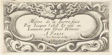 Jacques Callot "Le piccole miserie della guerra", serie completa di sette stampe