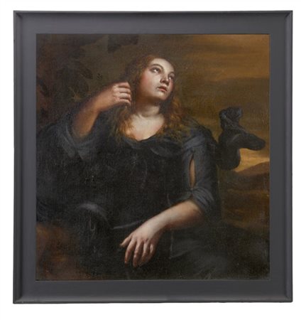 Scuola del secolo XVII

"Maddalena"
olio su tela (cm 83x79)
al retro monogramma