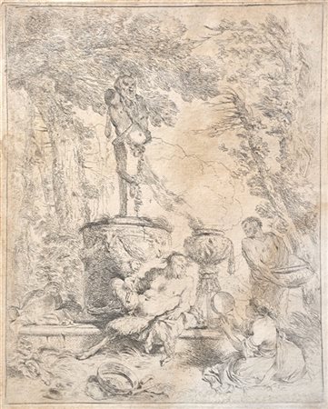 Giovanni Benedetto Castiglione "Baccanale davanti all'altare del Dio Termine"
ac