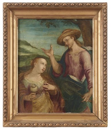 Maestro della fine del secolo XVI - inizio del secolo XVII

"Noli me tangere"
o