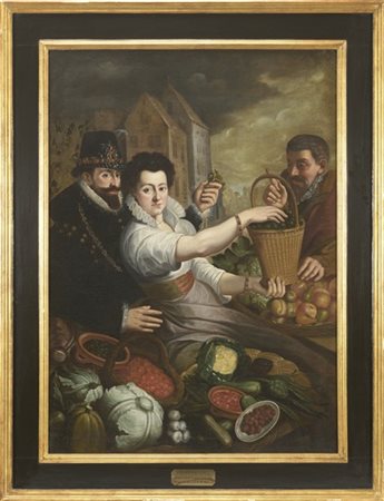 Seguace di Jean-Baptiste de Saive del secolo XVII

"Ritratto di coppia aristocr