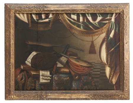 Scuola bergamasca dell'inizio del secolo XVIII

"Composizione con strumenti mus