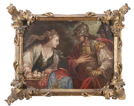 Maestro veneto dell'inizio del secolo XVIII

"Scena storica"
olio su tela (cm 5