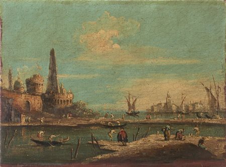 Scuola veneta della seconda metà del secolo XIX

"Capriccio con personaggi"
oli