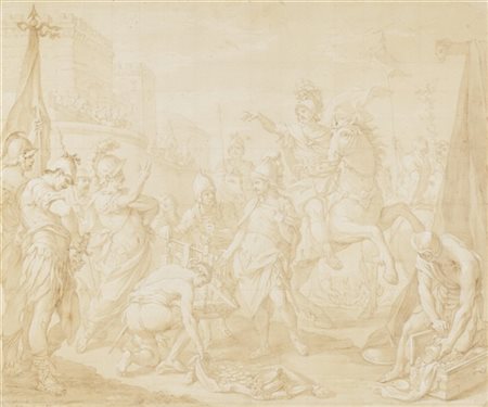 Artista emiliano del secolo XVIII

"L'oro di Brenno"
penna e pennello con acque