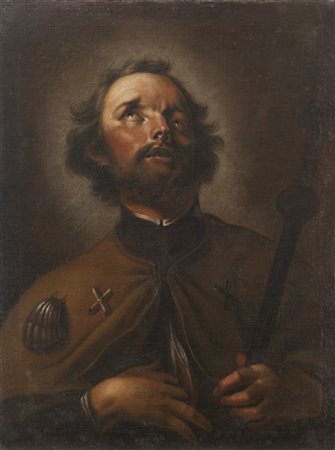 Scuola veneta del secolo XVIII

"San Rocco"
olio su tela (cm 73x55,5)
(restauri