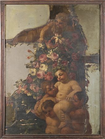 Maestro romano del secolo XVII

Specchio con inserti in legno dipinti in policr