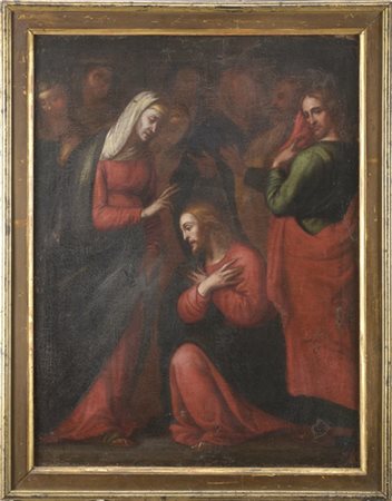 Ignoto del secolo XVII

"Madonna dell'Addio"
olio su tela (cm 97,5x73,5)
in cor