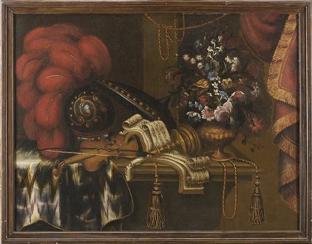 Scuola del secolo XVIII

Coppia di dipinti ad olio su tela raffiguranti "Compos