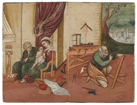 Scuola spagnola della fine del secolo XVI - inizio del secolo XVII

"La bottega