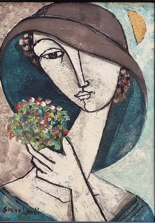 LANDI BRUNO Roma 1941 "Figura"