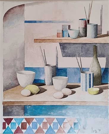 SCUFFI MARCELLO Quarrata 1948 - 2021 "V.S. la rue pour aller a Paris"