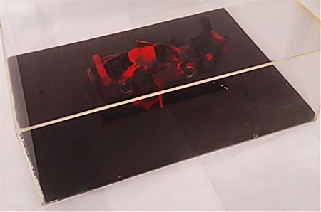 AUBERTIN BERNARD Francia 1934 - Germania 2015 "Incendio di macchina"