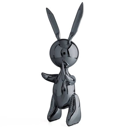 EDITIONS STUDIO ART Amsterdam XXI sec. "Balloon Rabbit Graphite Black XL"