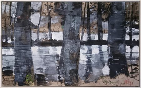 FRANGI GIOVANNI Milano 1959 "Giardini pubblici"