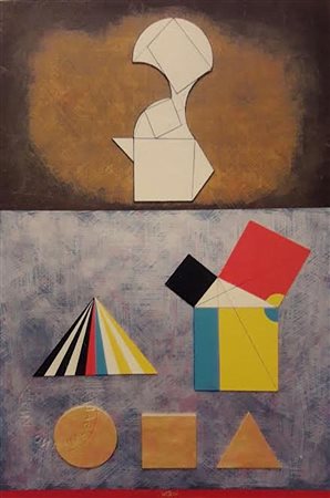 DEL PEZZO LUCIO Napoli 1933 - Milano 2020 "Ludi matematici"