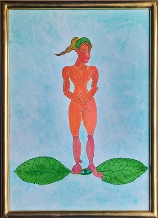 ONTANI LUIGI Vergato 1943 "Figlio e foglia"