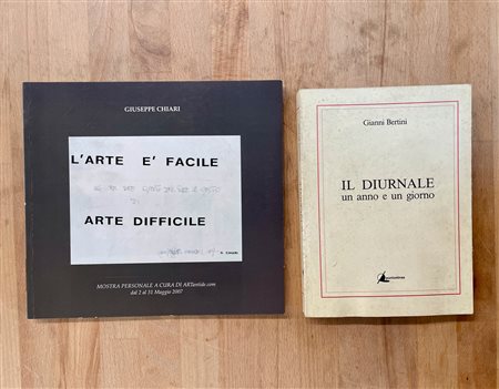 GIANNI BERTINI E GIUSEPPE CHIARI - Lotto unico di 2 cataloghi