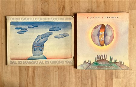 JEAN -MICHEL FOLON - Lotto unico di 2 cataloghi