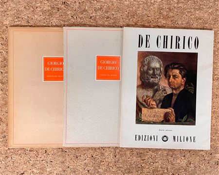 EDIZIONI DEL MILIONE (GIORGIO DE CHIRICO) - Lotto unico di 3 cataloghi