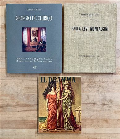 GIORGIO DE CHIRICO - Lotto unico di 3 cataloghi