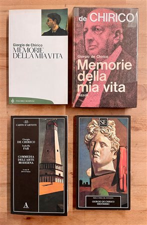SAGGI E LIBRI D'ARTE (GIORGIO DE CHIRICO) - Lotto unico di 4 volumi