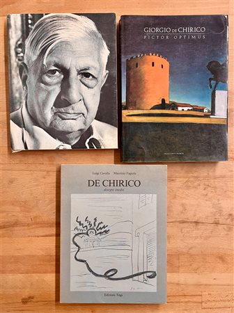 LA PITTURA, I DISEGNI E LA VITA DI GIORGIO DE CHIRICO - Lotto unico di 3 cataloghi