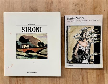 MARIO SIRONI - Lotto unico di 2 cataloghi