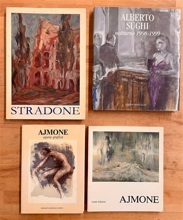 GIUSEPPE AJMONE, ALBERTO SUGHI E  - Lotto unico di 4 cataloghi