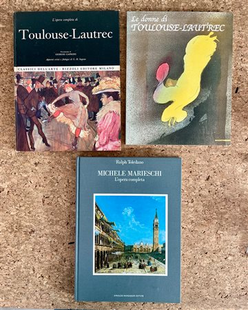 HENRI DE TOULOUSE-LAUTREC E MICHELE MARESCALCHI - Lotto unico di 3 cataloghi