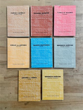 COLLANA ARTISTI TRENTINI - Lotto unico di 8 cataloghi