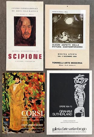 LOCANDINE D'ARTE - Lotto unico composto da numerose locandine