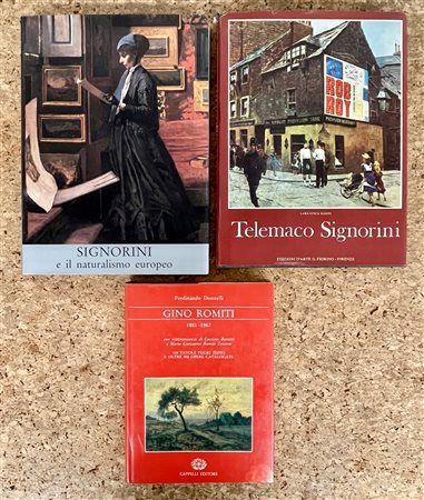 GINO ROMITI E TELEMACO SIGNORINI - Lotto unico di 3 cataloghi