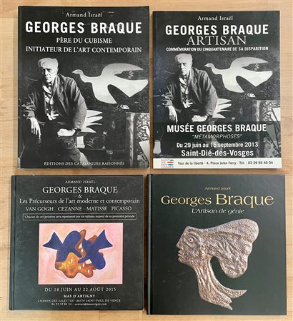 GEORGE BRAQUE - Lotto unico di 4 cataloghi