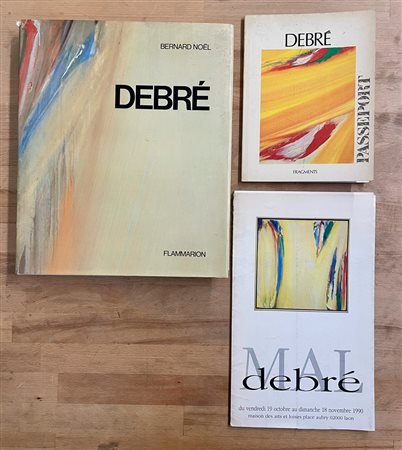 OLIVIER DEBRÉ  - Lotto unico di 3 cataloghi