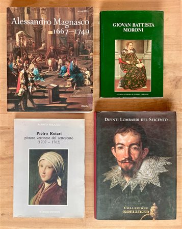 PITTURA DEL SEICENTO E DEL SETTECENTO - Lotto unico di 4 cataloghi