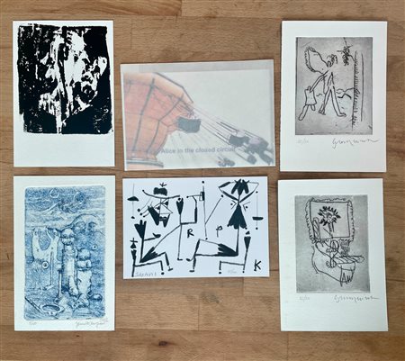 AUTORI VARI - Lotto unico composto da 6 opere grafiche