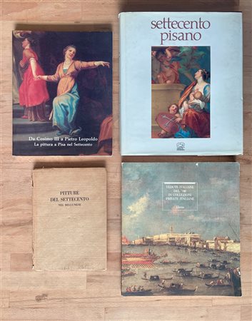 PITTURA DEL SETTECENTO IN ITALIA - Lotto unico di 4 cataloghi