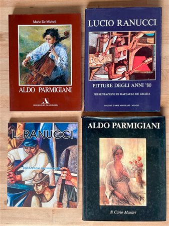 ALDO PARMIGIANI E LUCIO RANUCCI - Lotto unico di 4 cataloghi