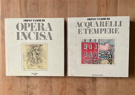 ORFEO TAMBURI - Lotto unico di 2 cataloghi