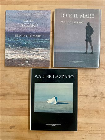 WALTER LAZZARO - Lotto unico di 3 cataloghi