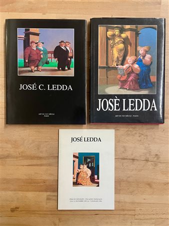 JOSÉ LEDDA - Lotto unico di 3 cataloghi