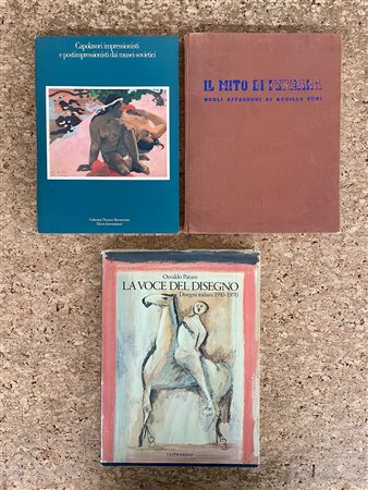 ACHILLE FUNI E COLLETTIVE D'ARTE - Lotto unico di 3 cataloghi