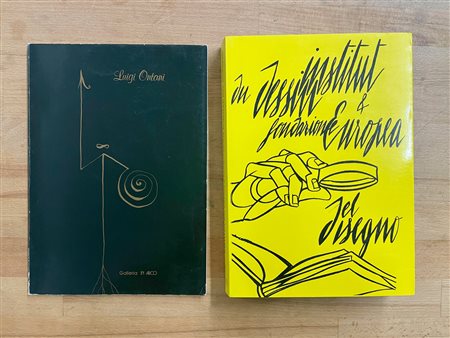 LUIGI ONTANI E VALERIO ADAMI - Lotto unico di 2 cataloghi
