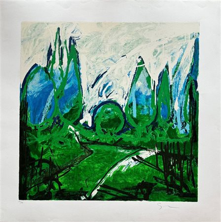 Mario Schifano “In fondo”